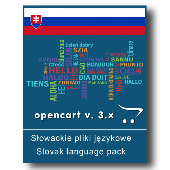Słowackie pliki językowe - OpenCart v. 3.x